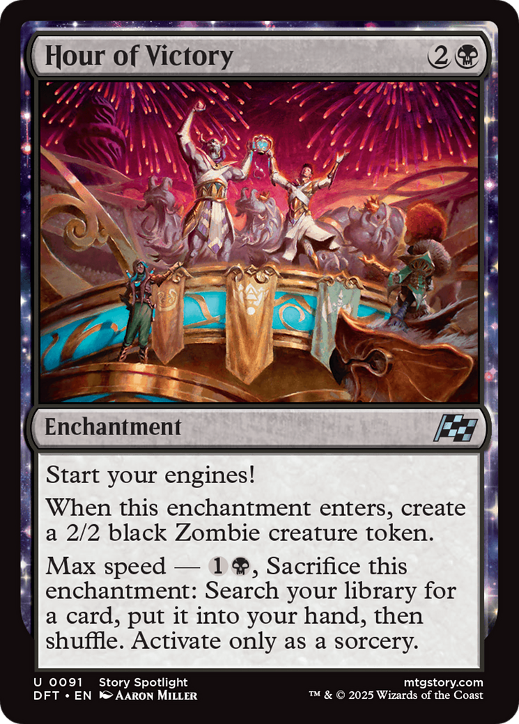 Hour of Victory (DFT-091)  Foil - Aetherdrift: (enchantment)