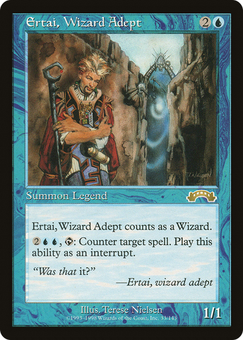 Ertai, Wizard Adept (EXO-033)  - Exodus