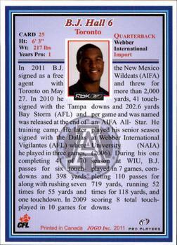 2011 Jogo CFL