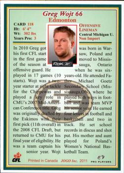 2011 Jogo CFL