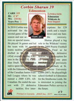 2011 Jogo CFL
