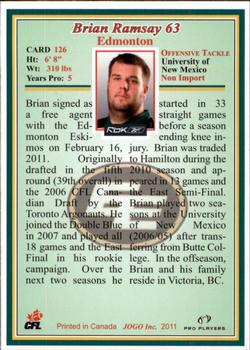 2011 Jogo CFL