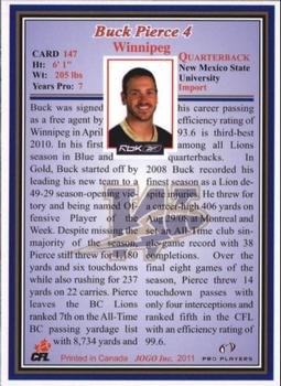 2011 Jogo CFL