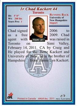 2011 Jogo CFL  Rookies
