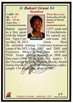 2011 Jogo CFL  Rookies