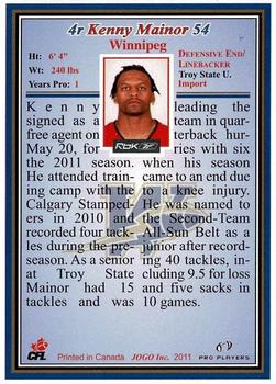 2011 Jogo CFL  Rookies