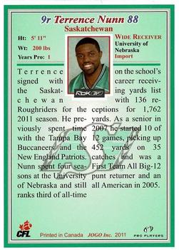 2011 Jogo CFL  Rookies