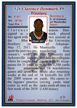 2011 Jogo CFL  Rookies