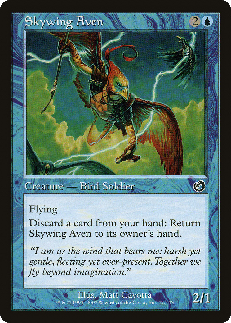 Skywing Aven (TOR-047)  Foil - Torment