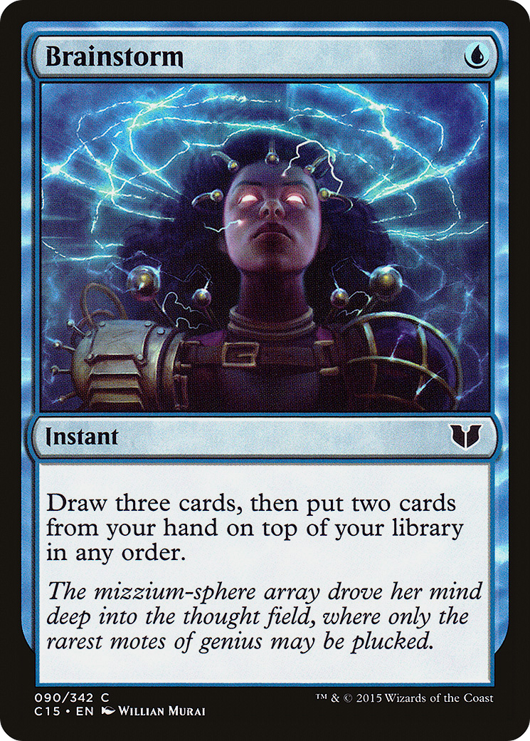 Brainstorm (C15-090)  - Commander 2015