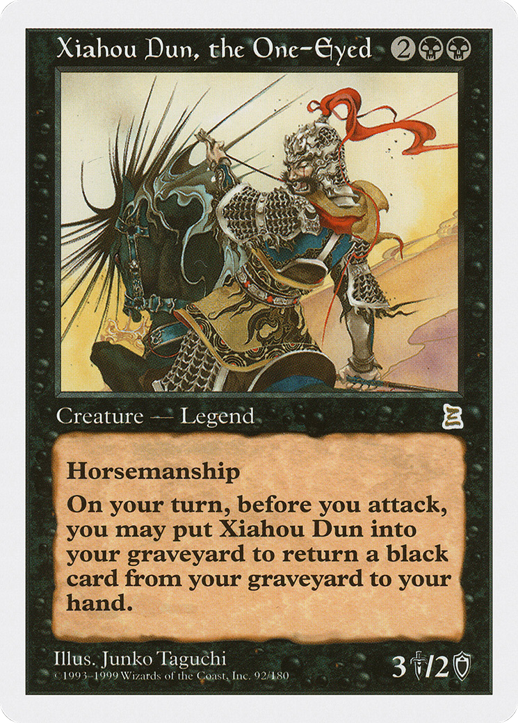 Xiahou Dun, the One-Eyed (PTK-092)  - Portal Three Kingdoms