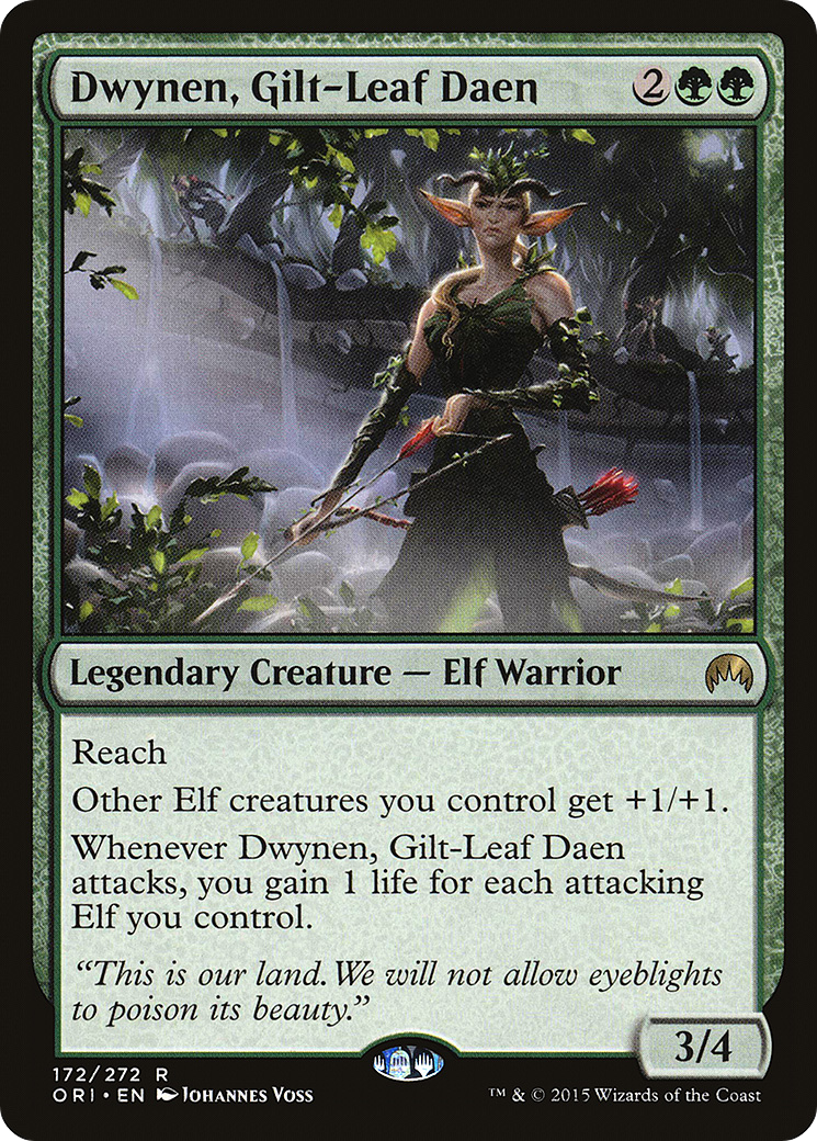 Dwynen, Gilt-Leaf Daen (ORI-172)  Foil - Magic Origins