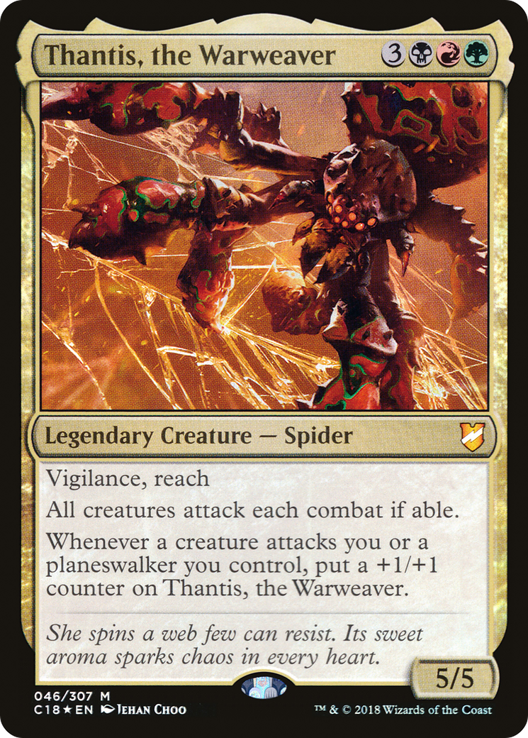 Thantis, the Warweaver (C18-046)  Foil - Commander 2018