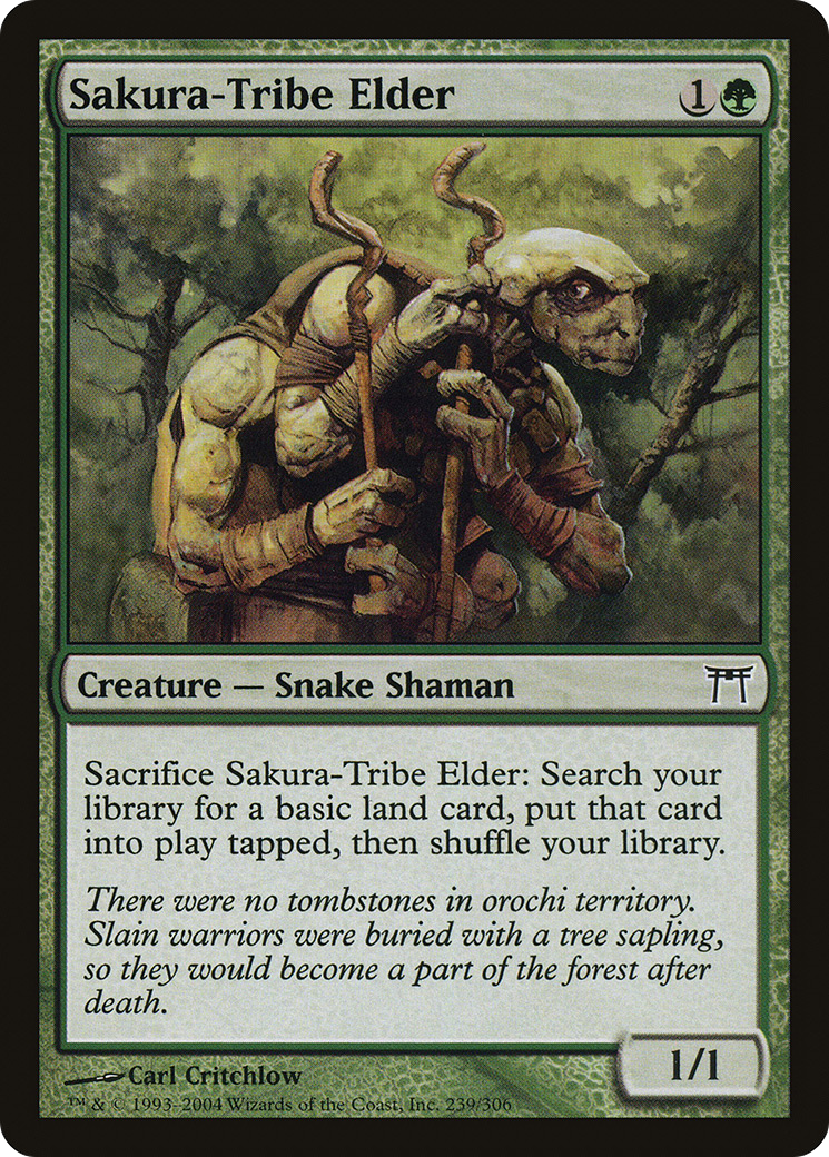 Sakura-Tribe Elder (CHK-239)  Foil - Champions of Kamigawa
