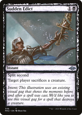 Sudden Edict (Showcase) (MH2-346)  - Modern Horizons 2: (Showcase)