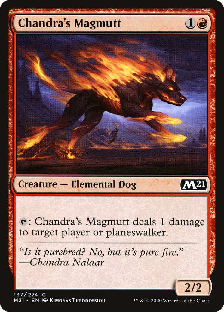 Chandra's Magmutt (M21-137)  Foil - Core Set 2021