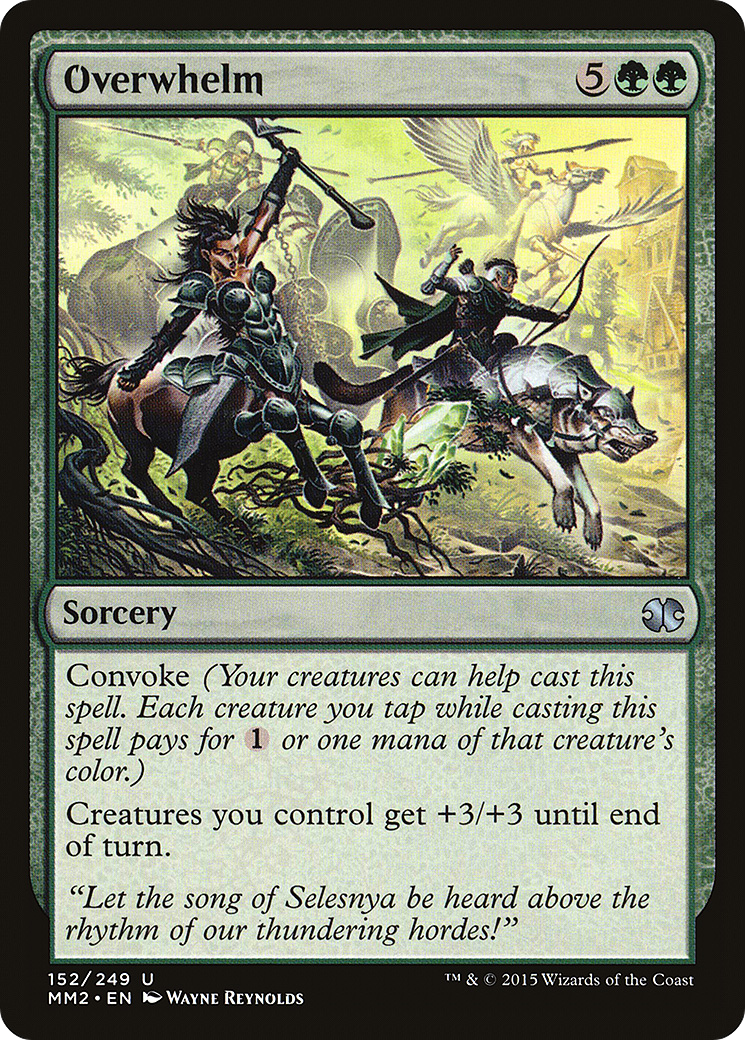 Overwhelm (MM2-152)  Foil - Modern Masters 2015