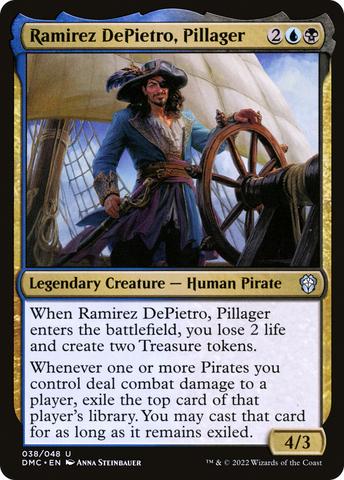 Ramirez DePietro, Pillager (DMC-038)  Foil - Dominaria United Commander