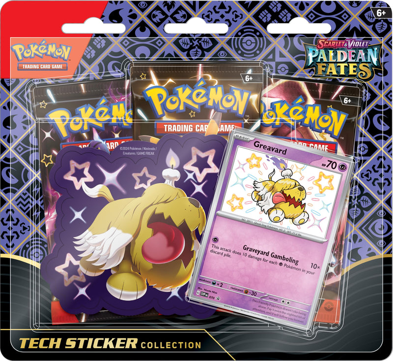 Pokemon Scarlet & Violet: Paldean Fates Tech Sticker Collection - Greavard
