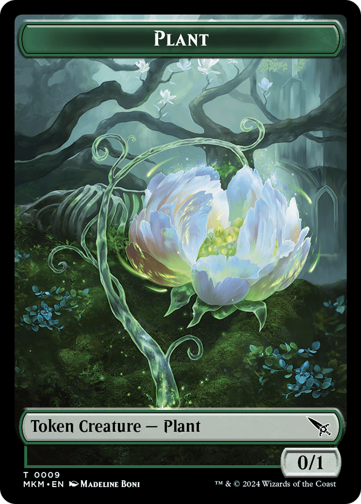 Plant (TMKM-009)  - Murders at Karlov Manor Tokens