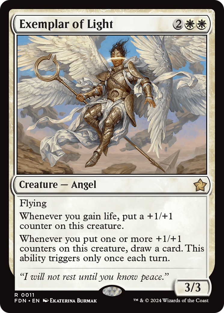 Exemplar of Light (FDN-011)  Foil - Foundations