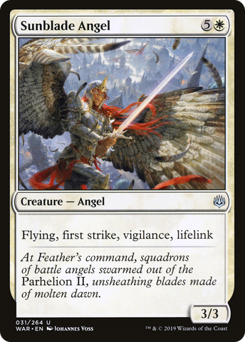 Sunblade Angel (WAR-031)  Foil - War of the Spark