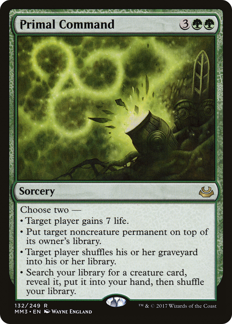 Primal Command (MM3-132)  Foil - Modern Masters 2017