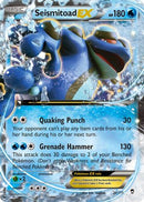 Seismitoad EX 020/111  - Holofoil XY  Furious Fists - Ultra Rare