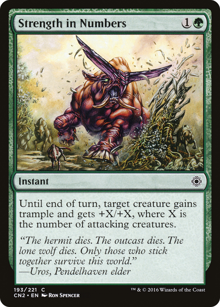 Strength in Numbers (CN2-193)  Foil - Conspiracy: Take the Crown