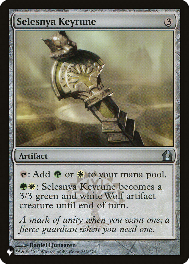 Selesnya Keyrune (LIST-RTR-233)  - The List