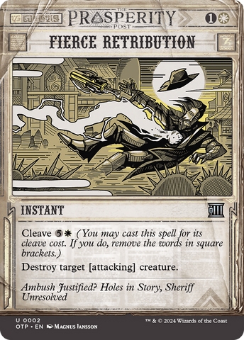 Fierce Retribution (OTP-002)  - Breaking News: (Showcase) (Borderless)