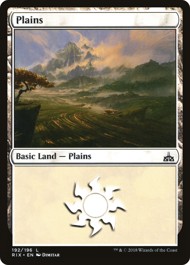 Plains (RIX-192)  - Rivals of Ixalan