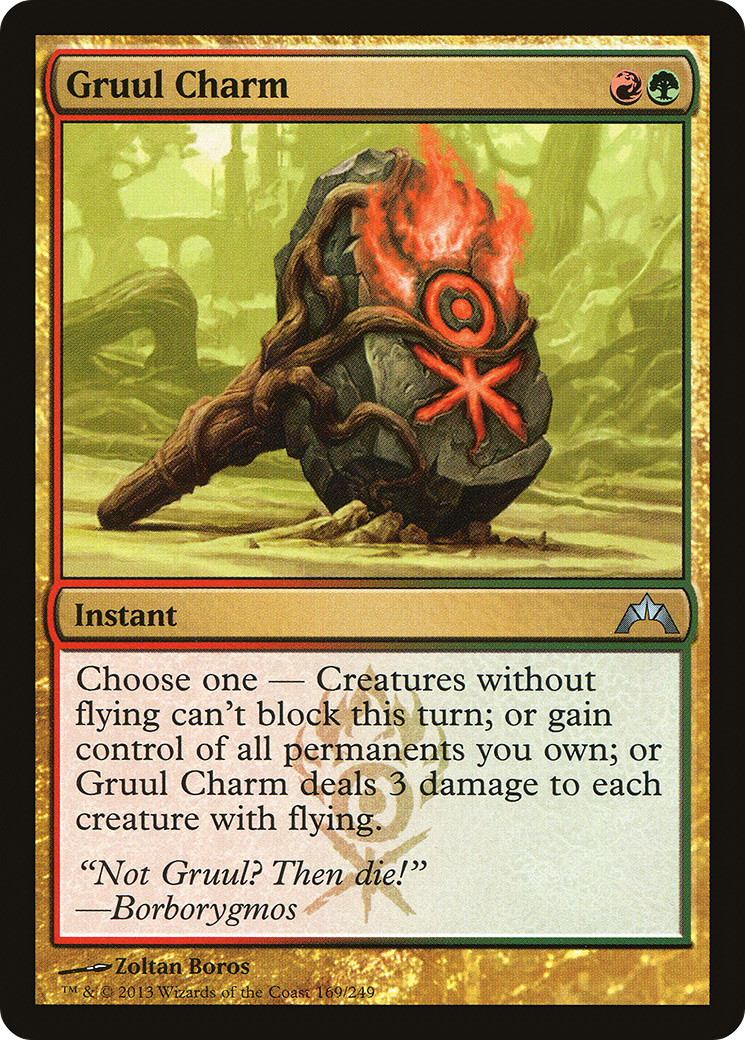 Gruul Charm (GTC-169)  Foil - Gatecrash