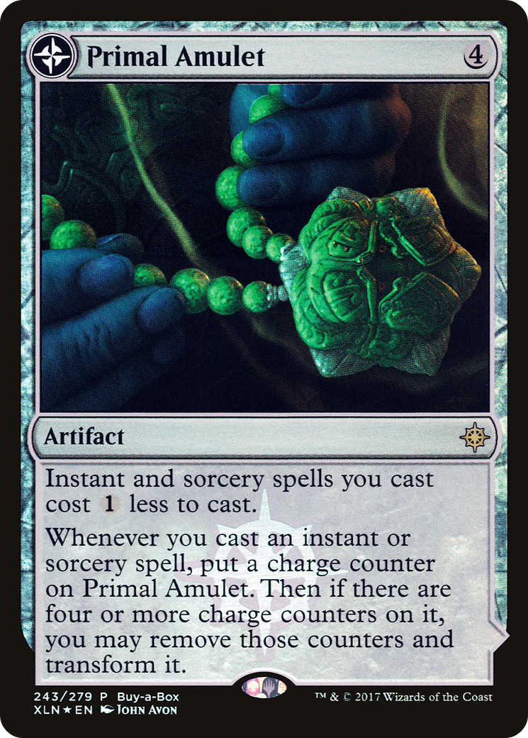 Primal Amulet (BABP-243)  Foil - XLN Treasure Chest: (compasslanddfc)