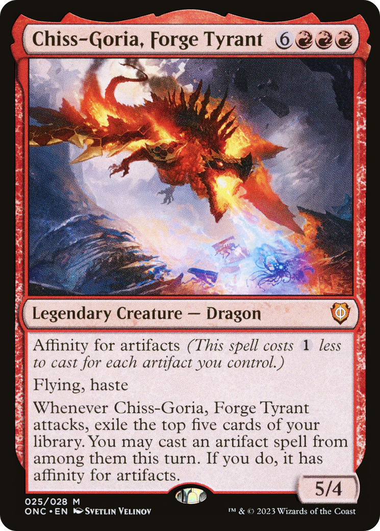 Chiss-Goria, Forge Tyrant (ONC-025)  - Phyrexia: All Will Be One Commander