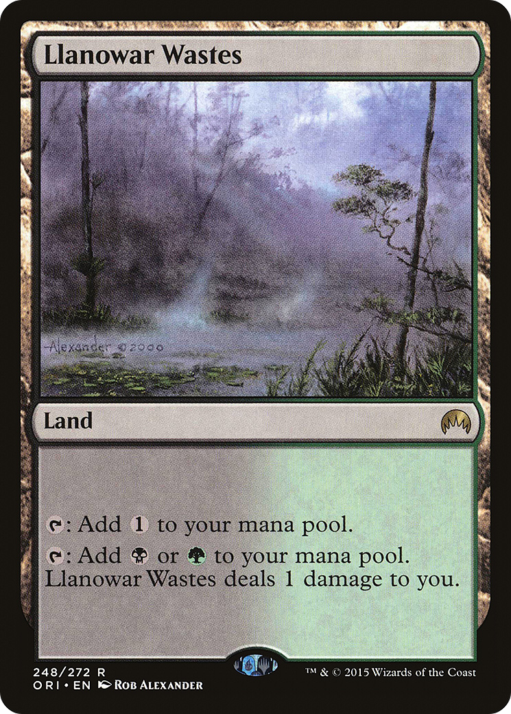 Llanowar Wastes (ORI-248)  - Magic Origins