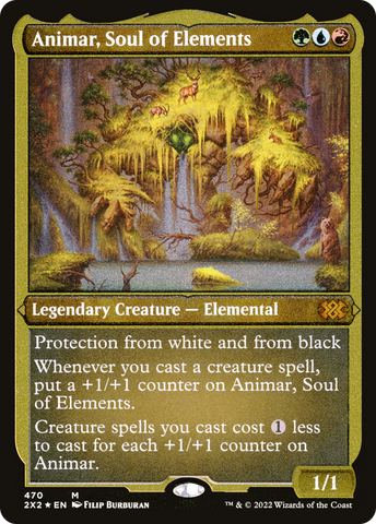 Animar, Soul of Elements (Foil Etched) (2X2-470)  Foil - Double Masters 2022