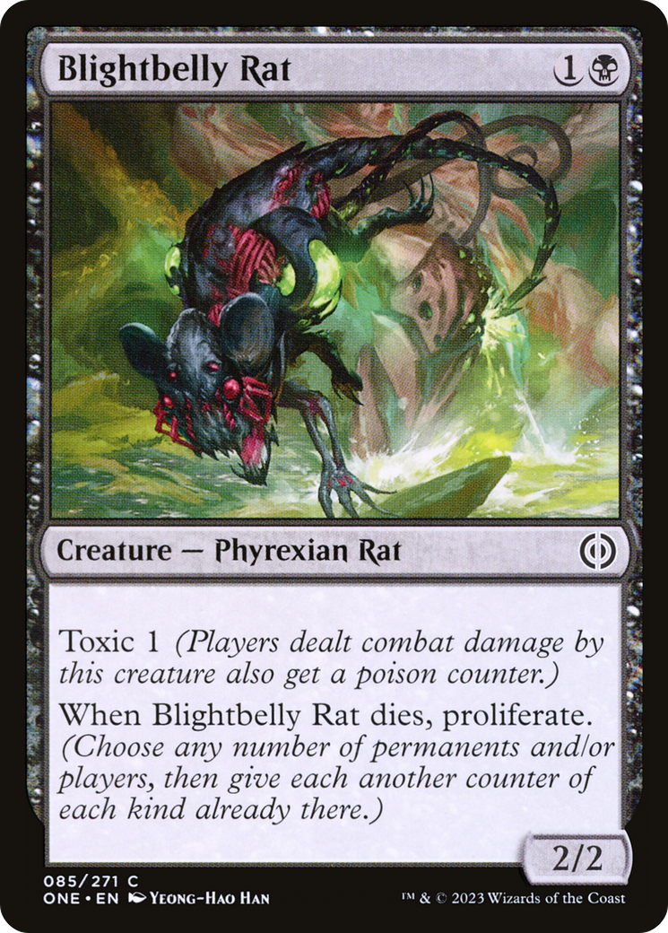 Blightbelly Rat (ONE-085)  Foil - Phyrexia: All Will Be One