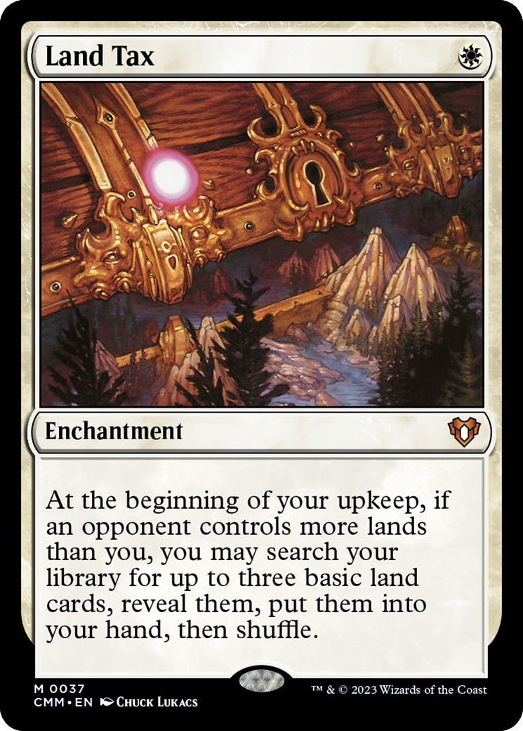 Land Tax (CMM-037)  Foil - Commander Masters