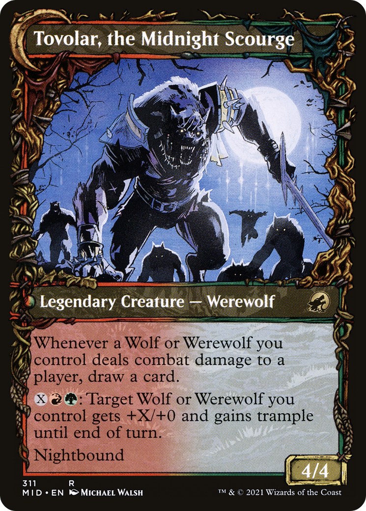 Tovolar, Dire Overlord (Showcase) (MID-311)  - Innistrad: Midnight Hunt: (Showcase, Double Faced Transform)