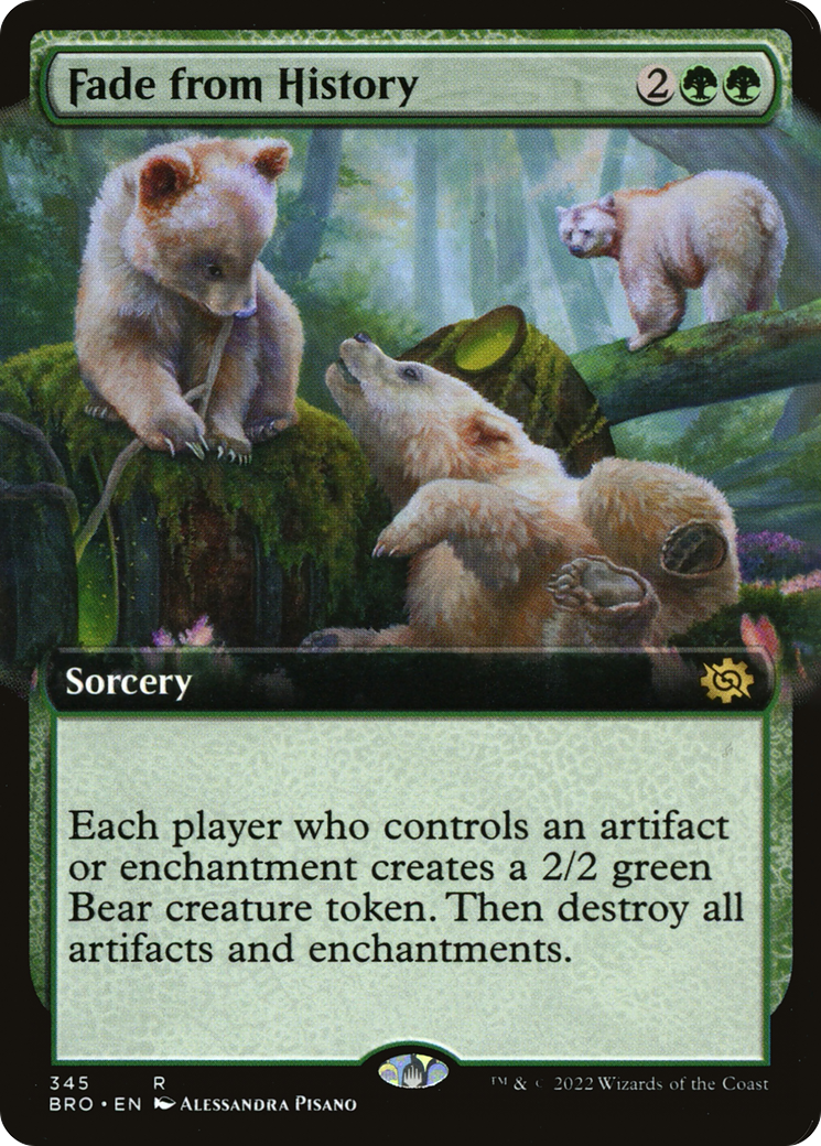 Fade from History (Extended Art) (BRO-345)  - The Brothers' War: (Extended Art)