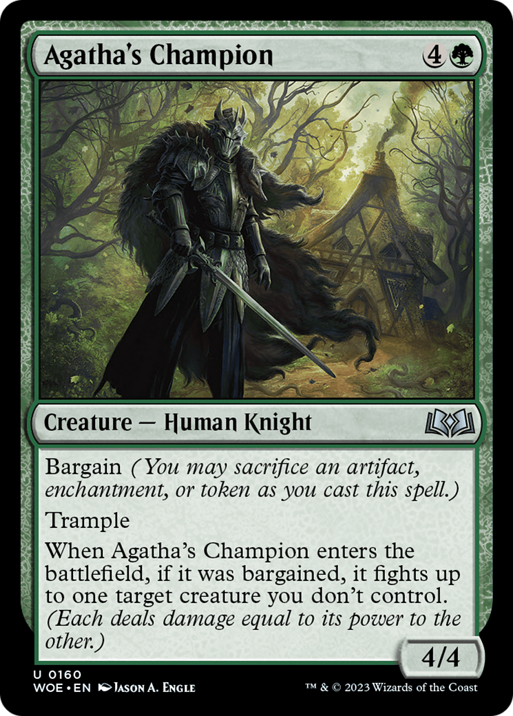 Agatha's Champion (WOE-160)  Foil - Wilds of Eldraine