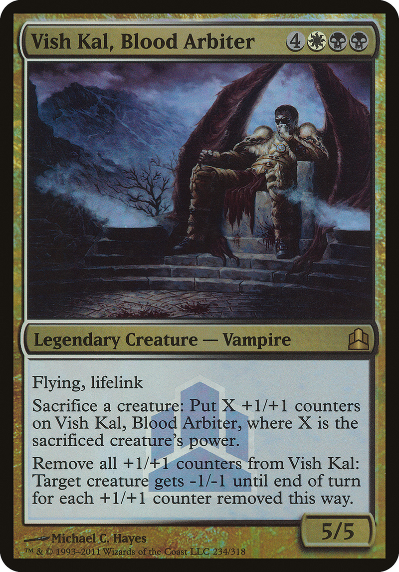 Vish Kal, Blood Arbiter (Commander Launch Promo) (OVER-234)  Foil - Commander 2011 Launch Party