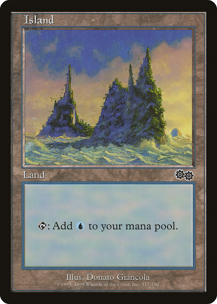 Island (337) (USG-337)  - Urza's Saga