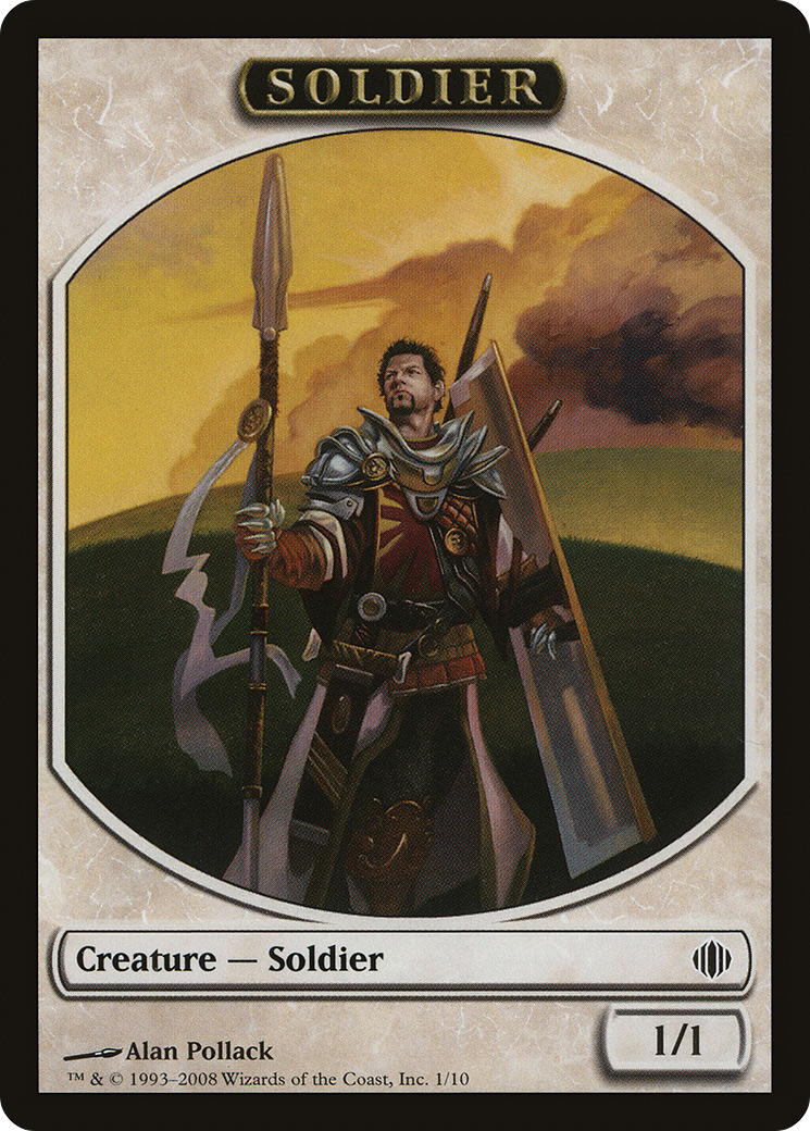 Soldier Token (ALA-001) - Shards of Alara Tokens