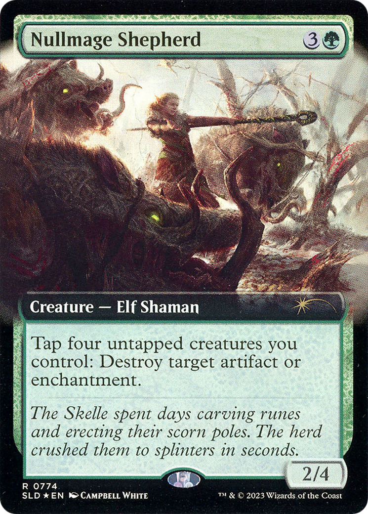 Nullmage Shepherd (Extended Art) (SLD-774)  Foil - Secret Lair Drop: (Extended Art)