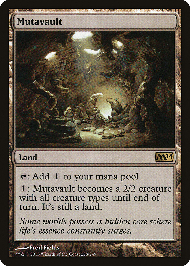 Mutavault (M14-228)  - Magic 2014