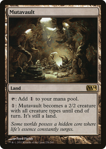 Mutavault (M14-228)  - Magic 2014