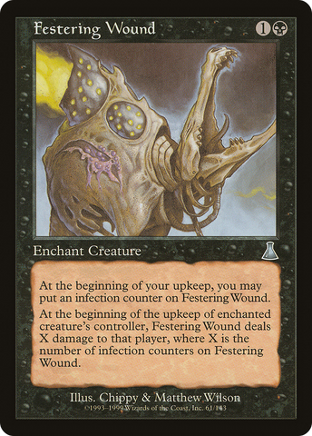 Festering Wound (UDS-061)  Foil - Urza's Destiny