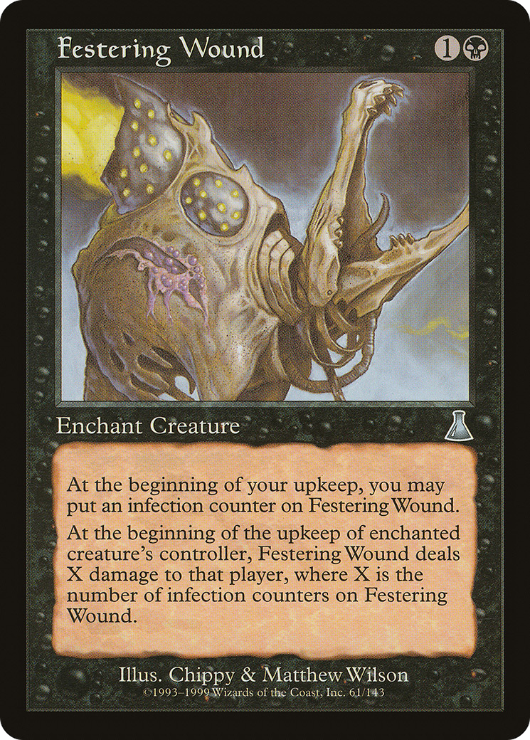 Festering Wound (UDS-061)  Foil - Urza's Destiny